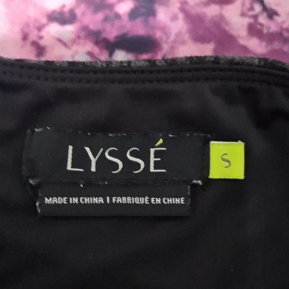Lysse Black Gray Leggings Size Small - Picture 3 of 5